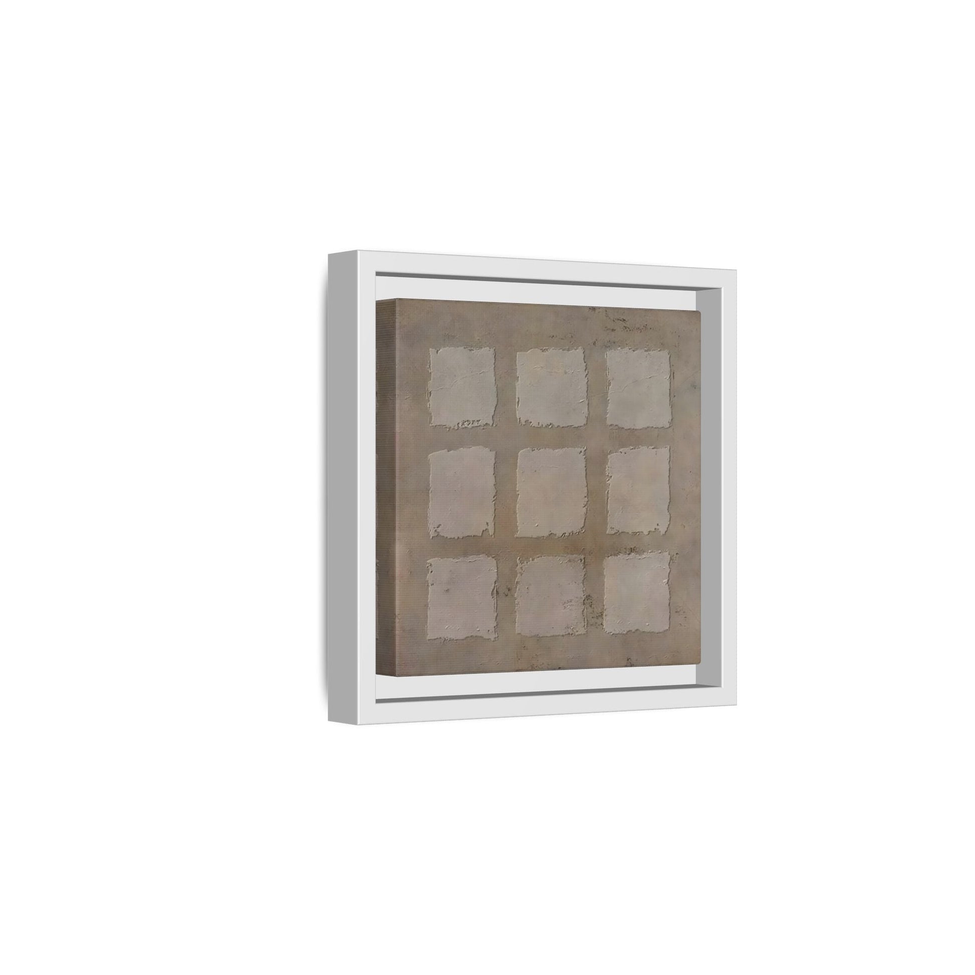 Bohemian Japanese Khaki Canvas - Wabi - Sabi 3d Texture Wall Art Painting - YesArtYes