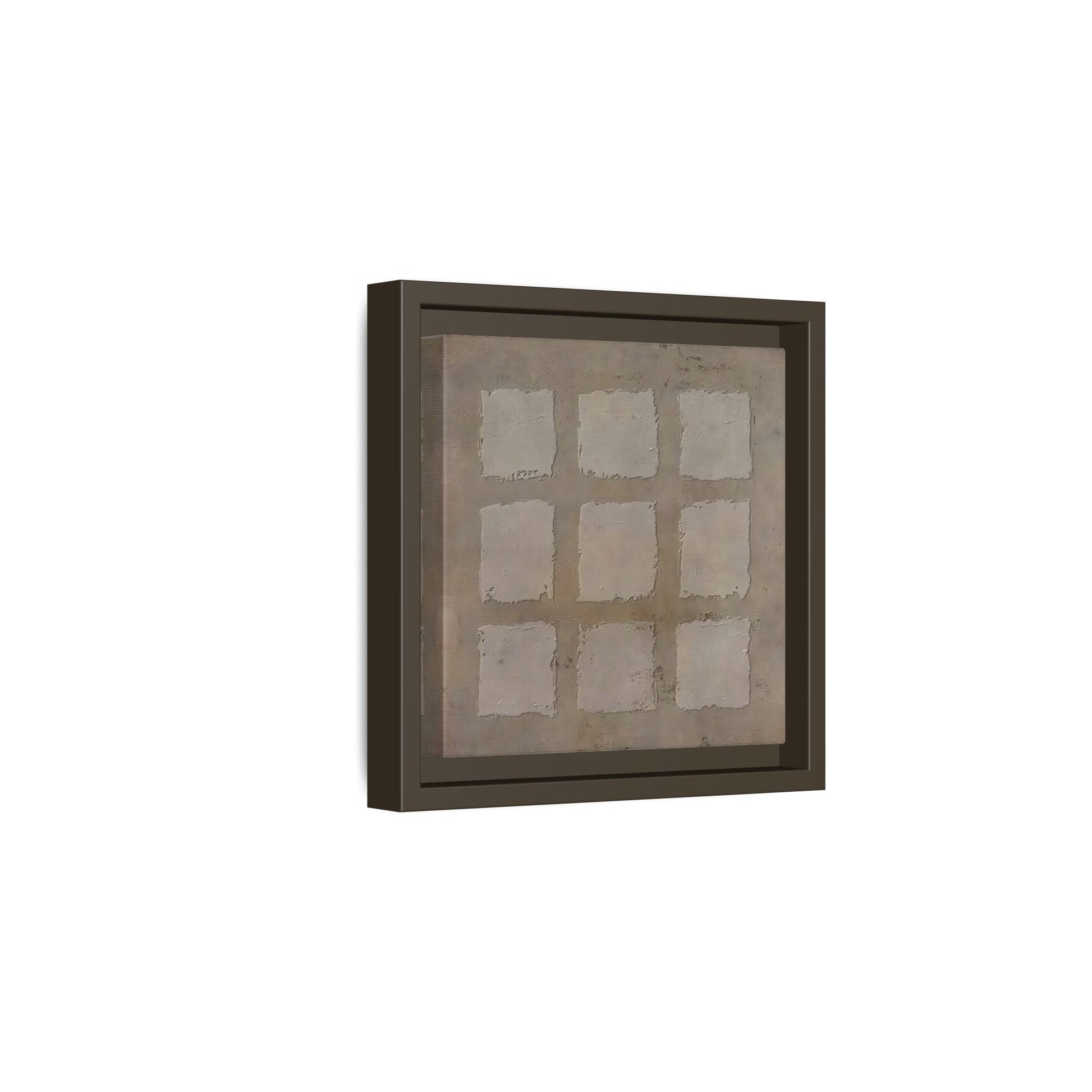 Bohemian Japanese Khaki Canvas - Wabi - Sabi 3d Texture Wall Art Painting - YesArtYes