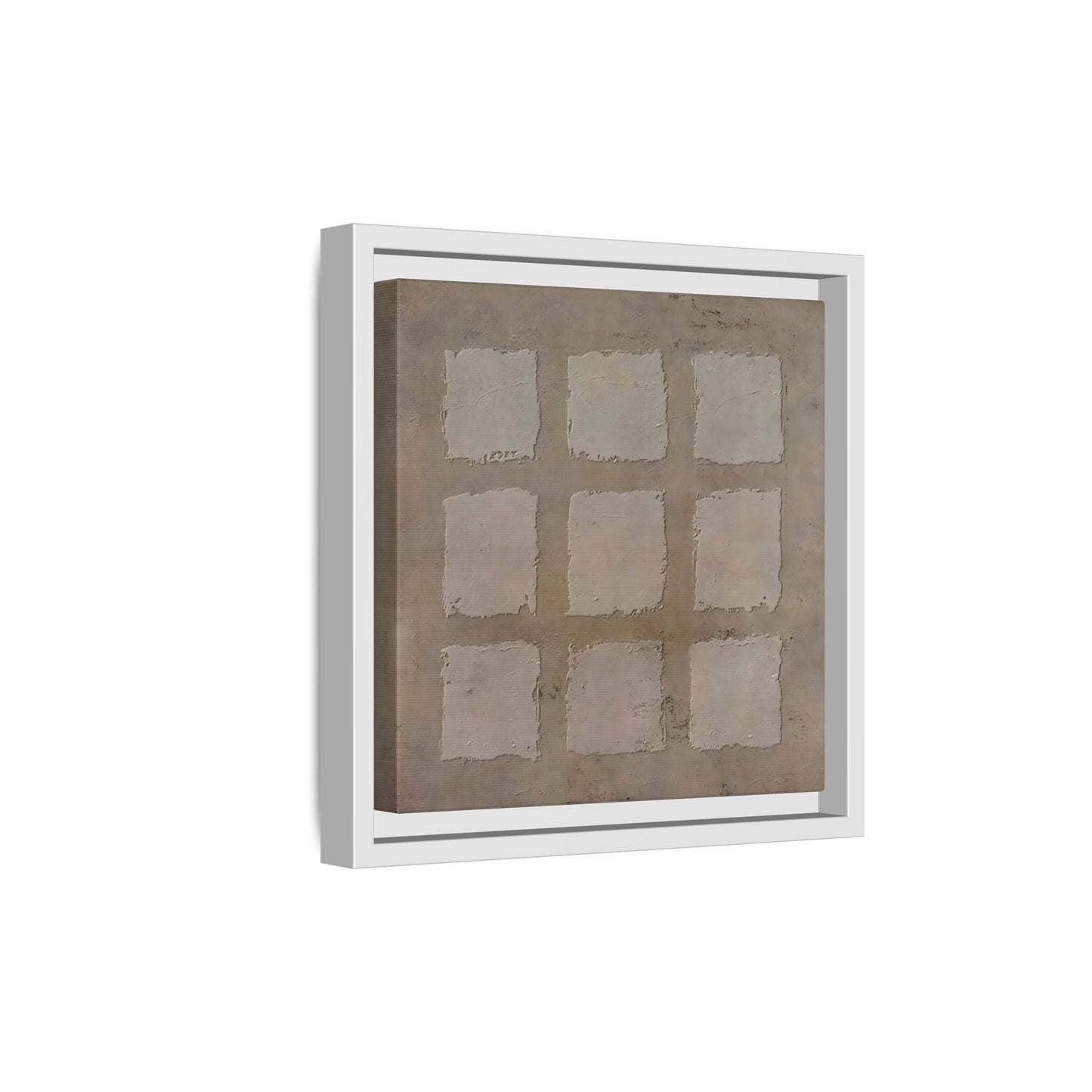 Bohemian Japanese Khaki Canvas - Wabi - Sabi 3d Texture Wall Art Painting - YesArtYes