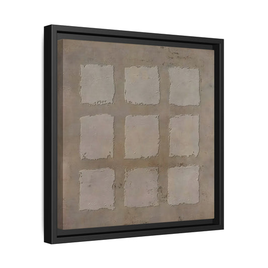 Bohemian Japanese Khaki Canvas - Wabi - Sabi 3d Texture Wall Art Painting - YesArtYes