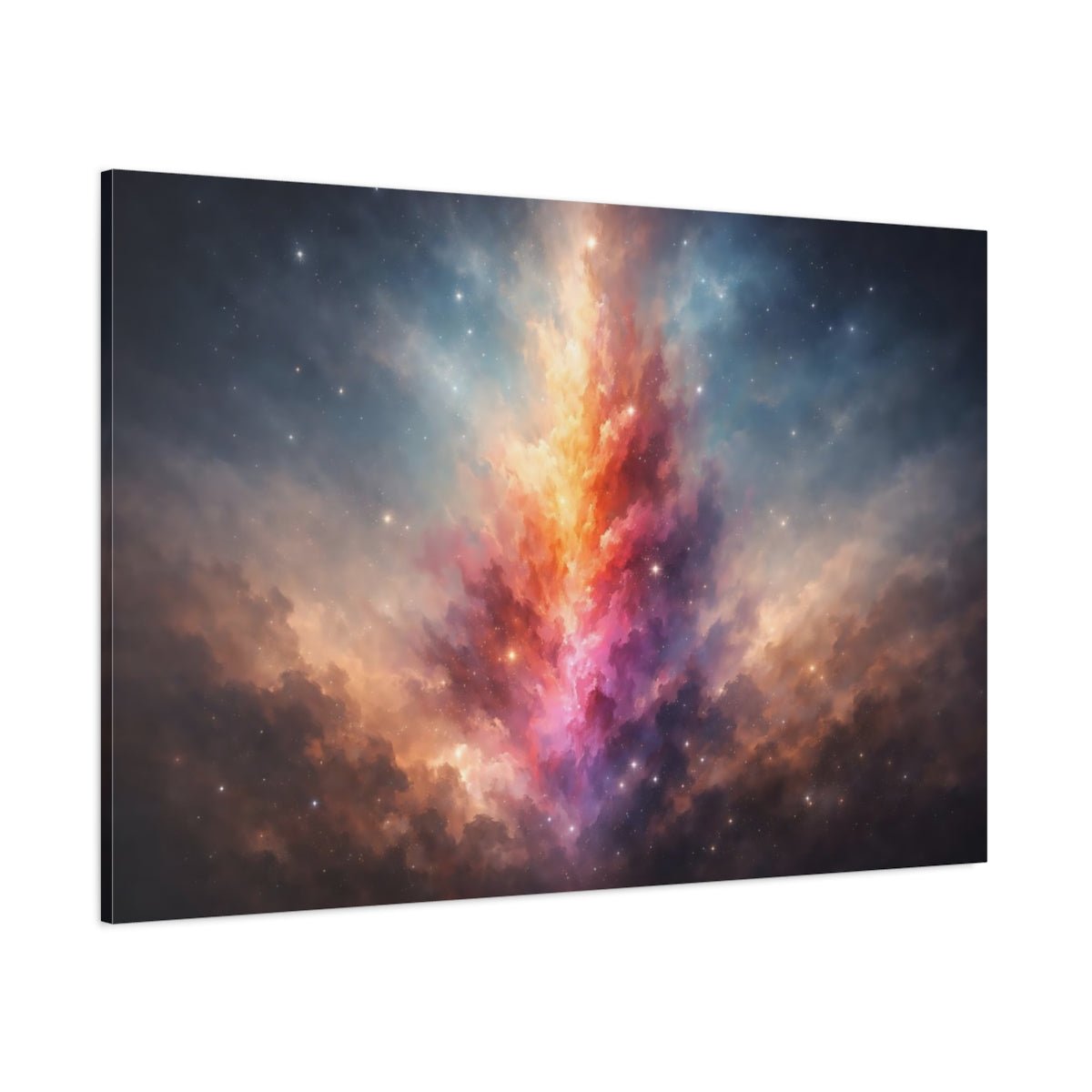 Boho Nebula Abstract - Canvas Wall Art Print - YesArtYes