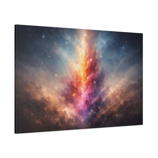 Boho Nebula Abstract - Canvas Wall Art Print - YesArtYes