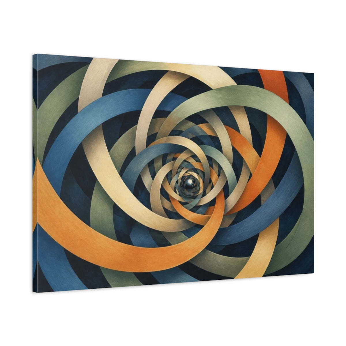 Main Mockup. Braided Ribbon Illusion shown as canvas print