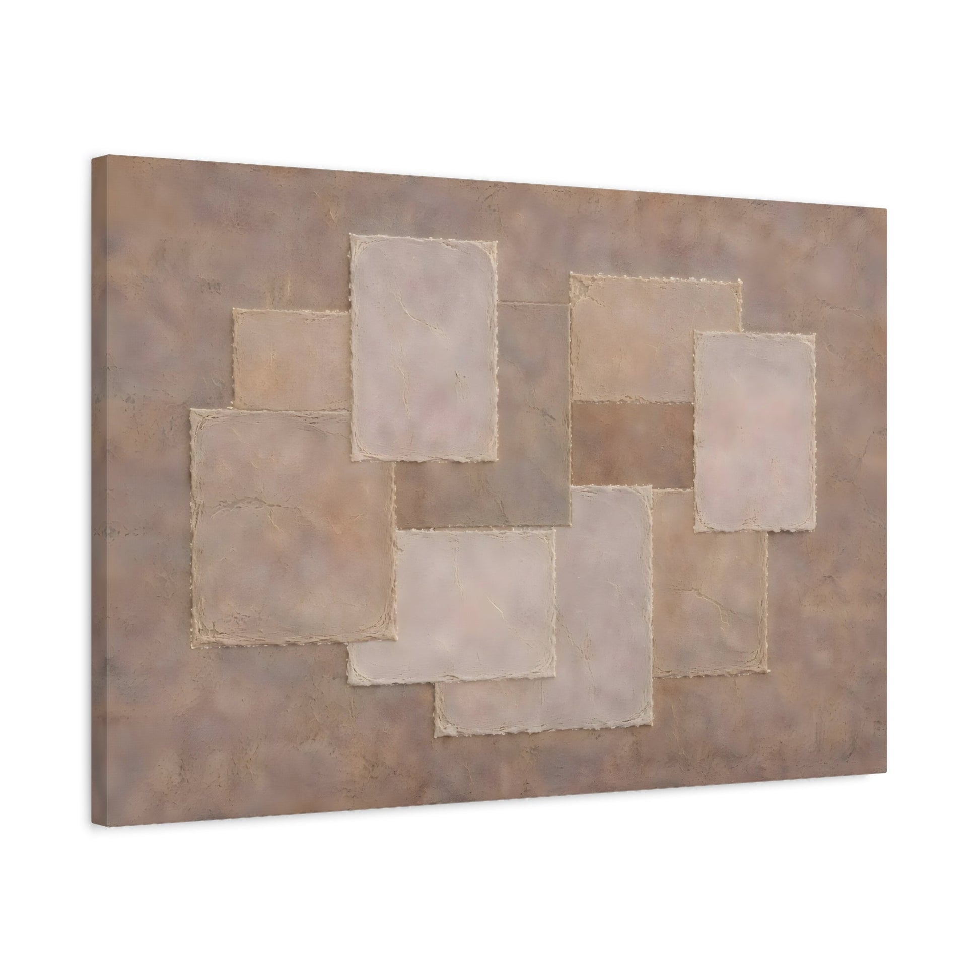 Brown Wabi Sabi Japanese Calm - Canvas Wall Art Print - YesArtYes