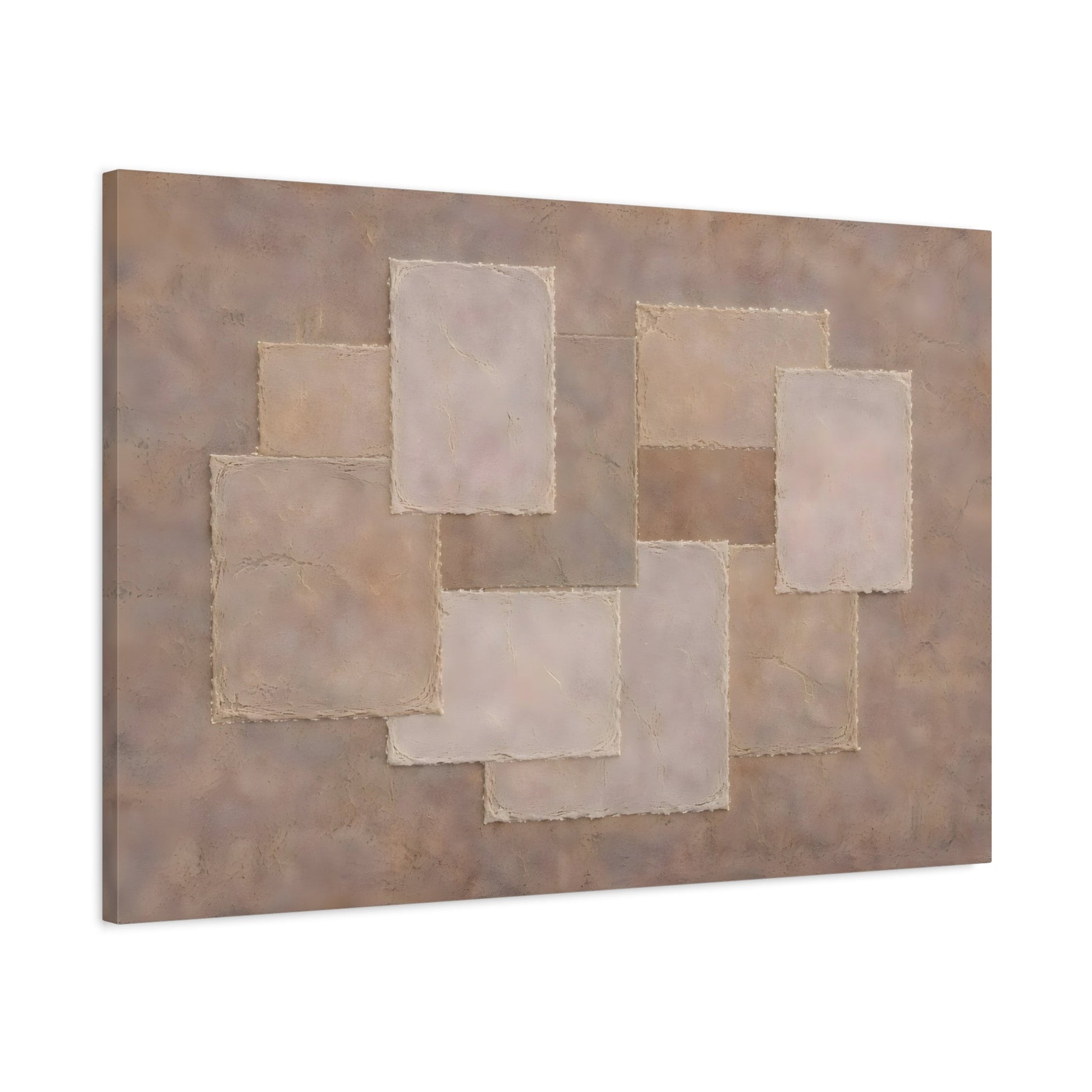 Brown Wabi Sabi Japanese Calm - Canvas Wall Art Print - YesArtYes