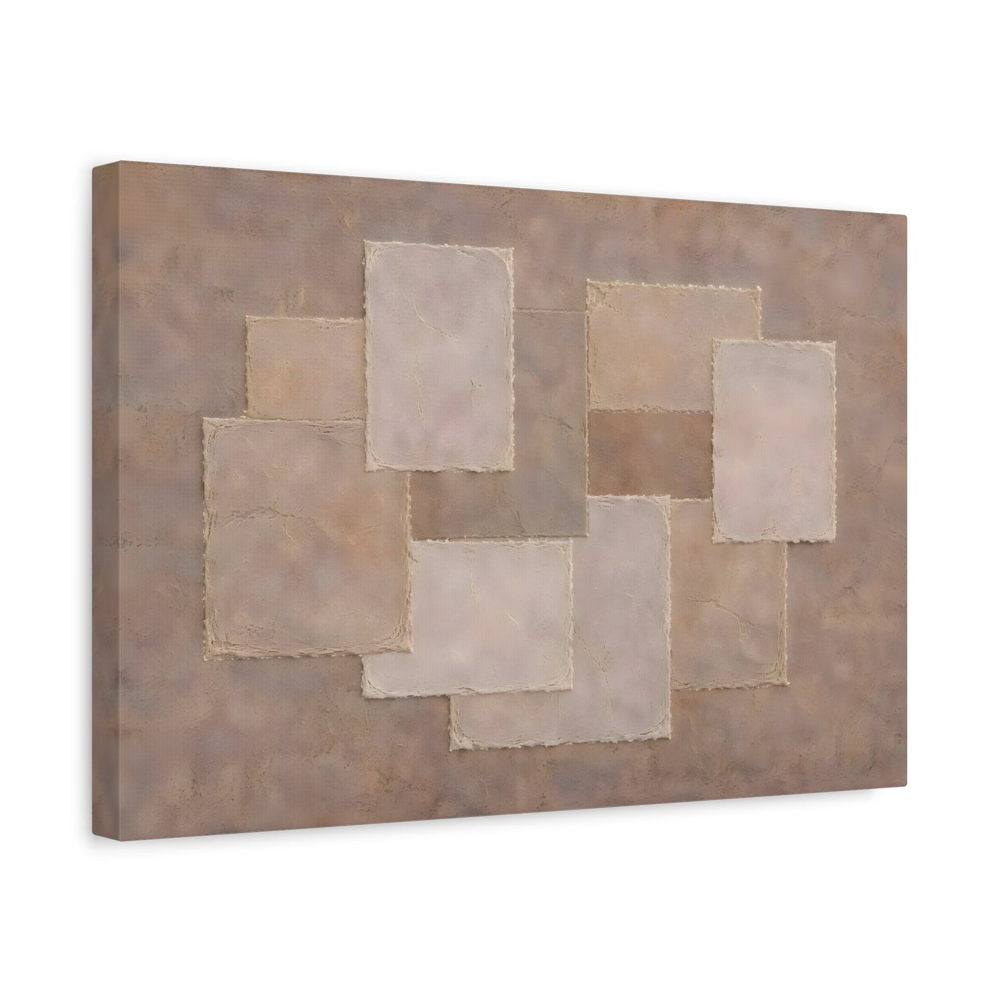 Brown Wabi Sabi Japanese Calm - Canvas Wall Art Print - YesArtYes