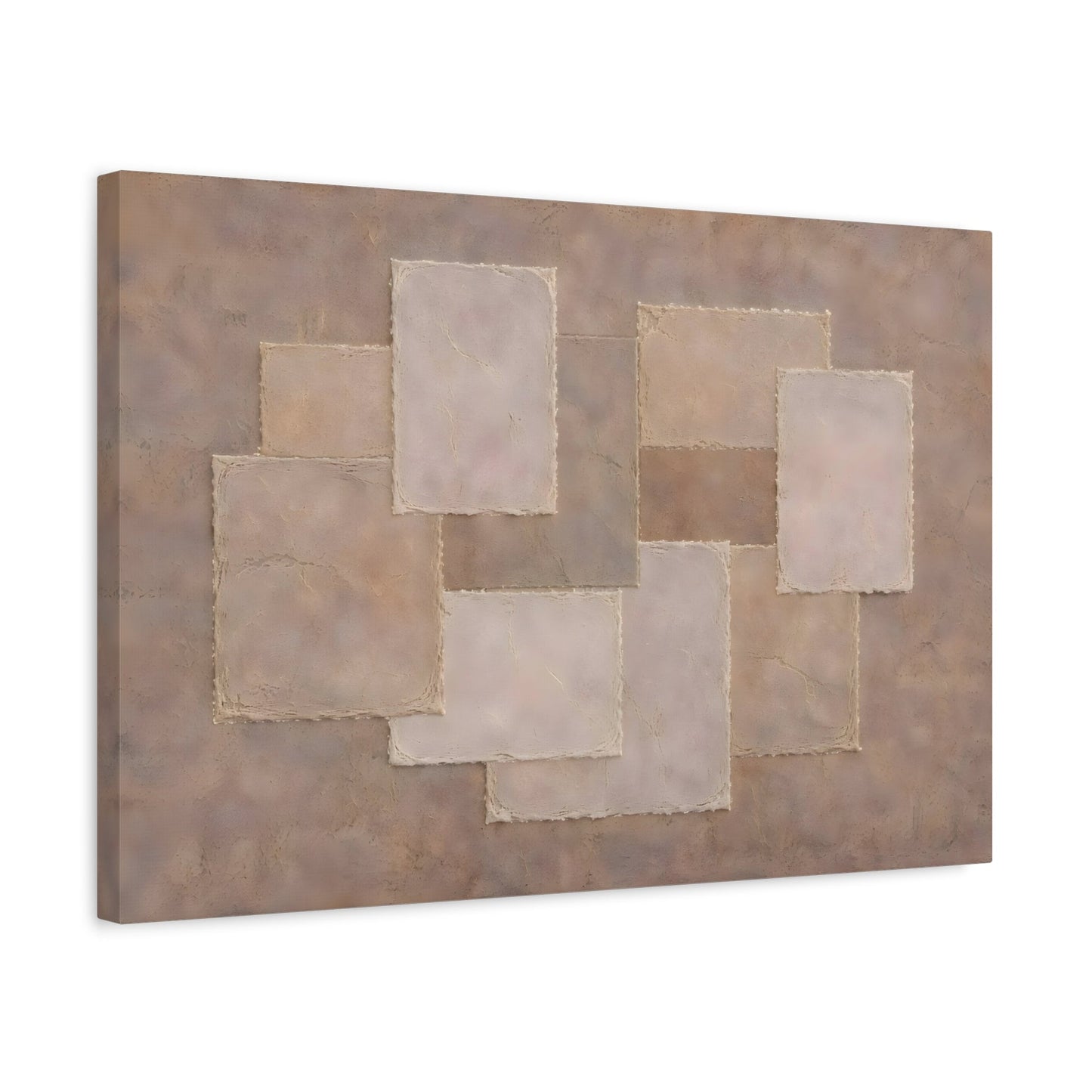 Brown Wabi Sabi Japanese Calm - Canvas Wall Art Print - YesArtYes