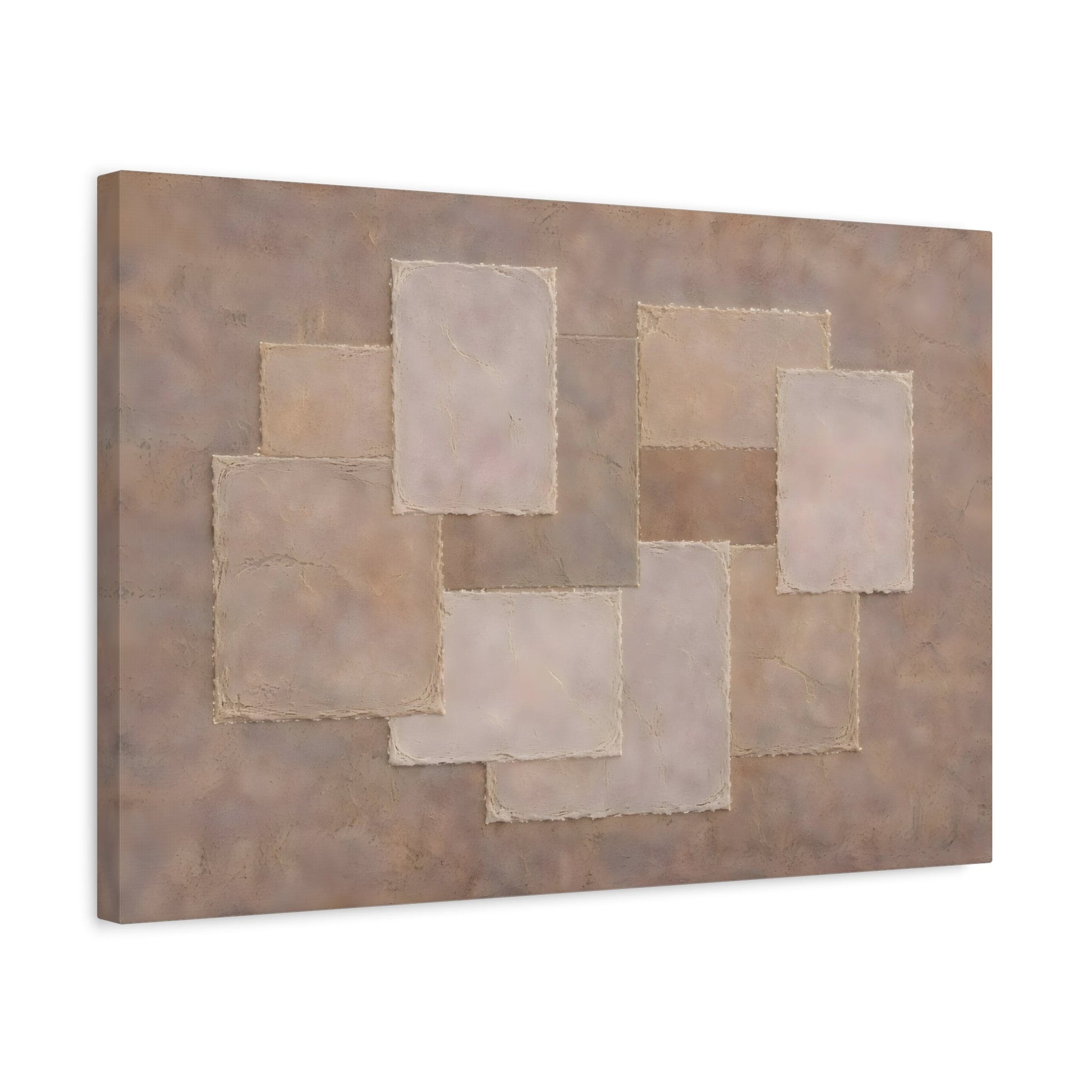 Brown Wabi Sabi Japanese Calm - Canvas Wall Art Print - YesArtYes