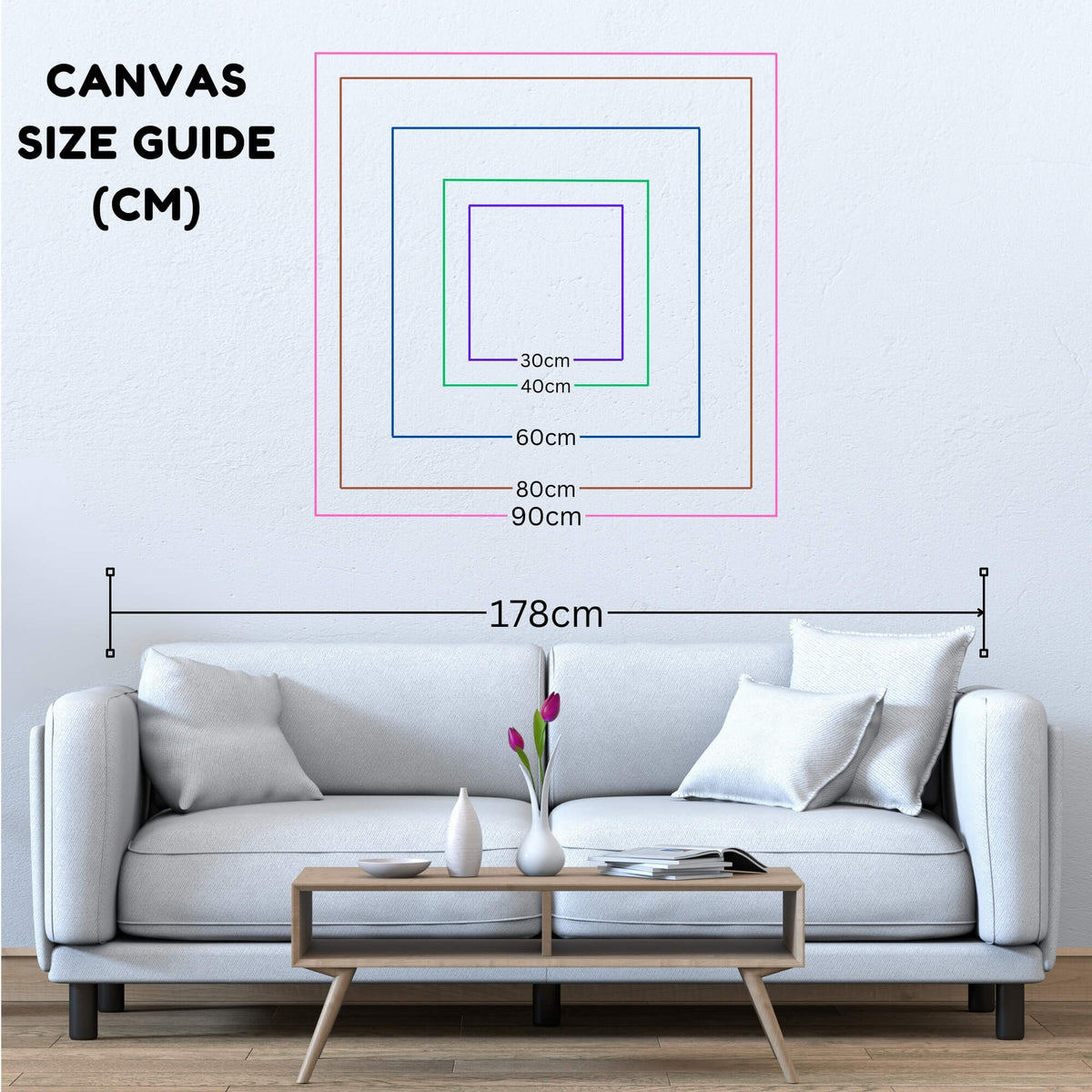 Burgundy Anemone Study Canvas Print – Living Room, Above Fireplace - YesArtYes