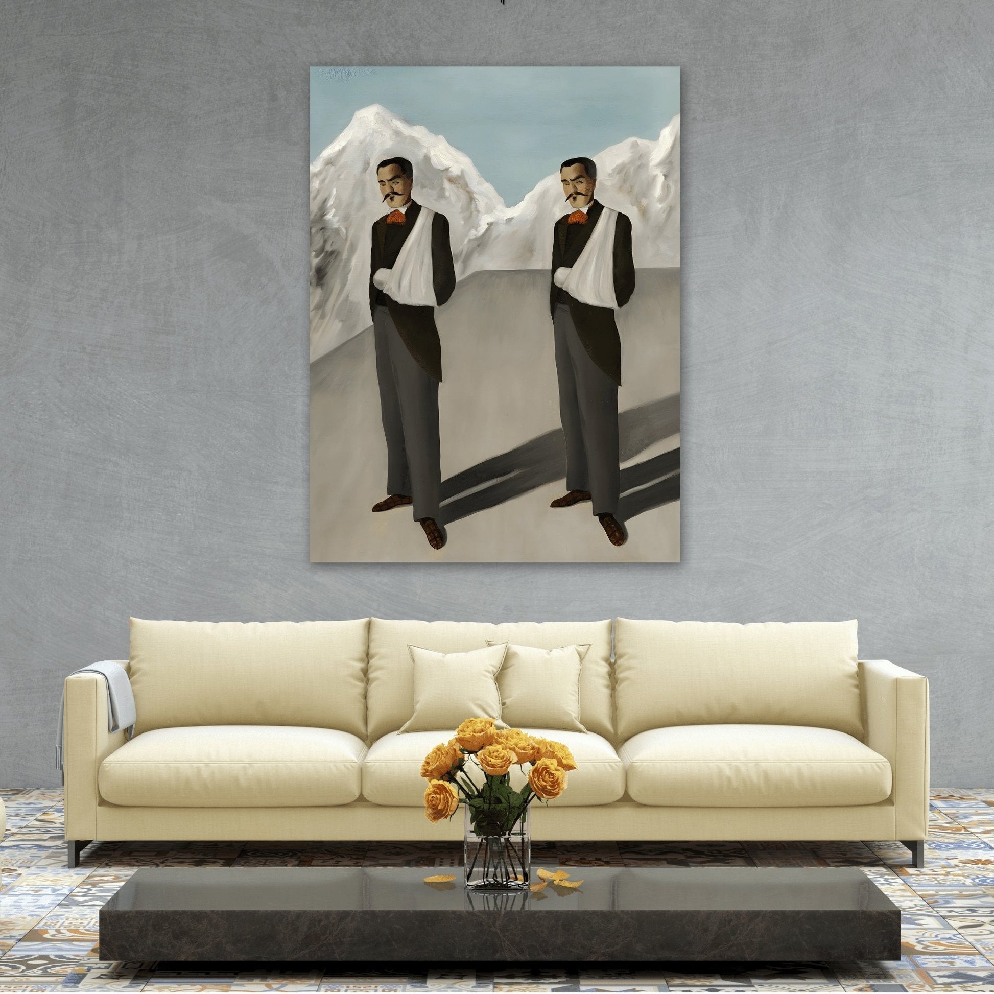 Canvas Print Imprudent - Wall Art Rene Magritte Prints for Home Decor