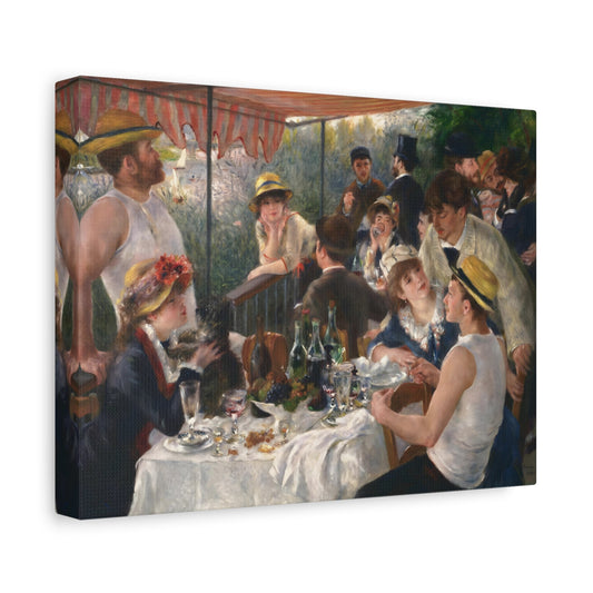 Canvas Print Renoir Wall Art - Luncheon of the Boating Party Reproduction - YesArtYes