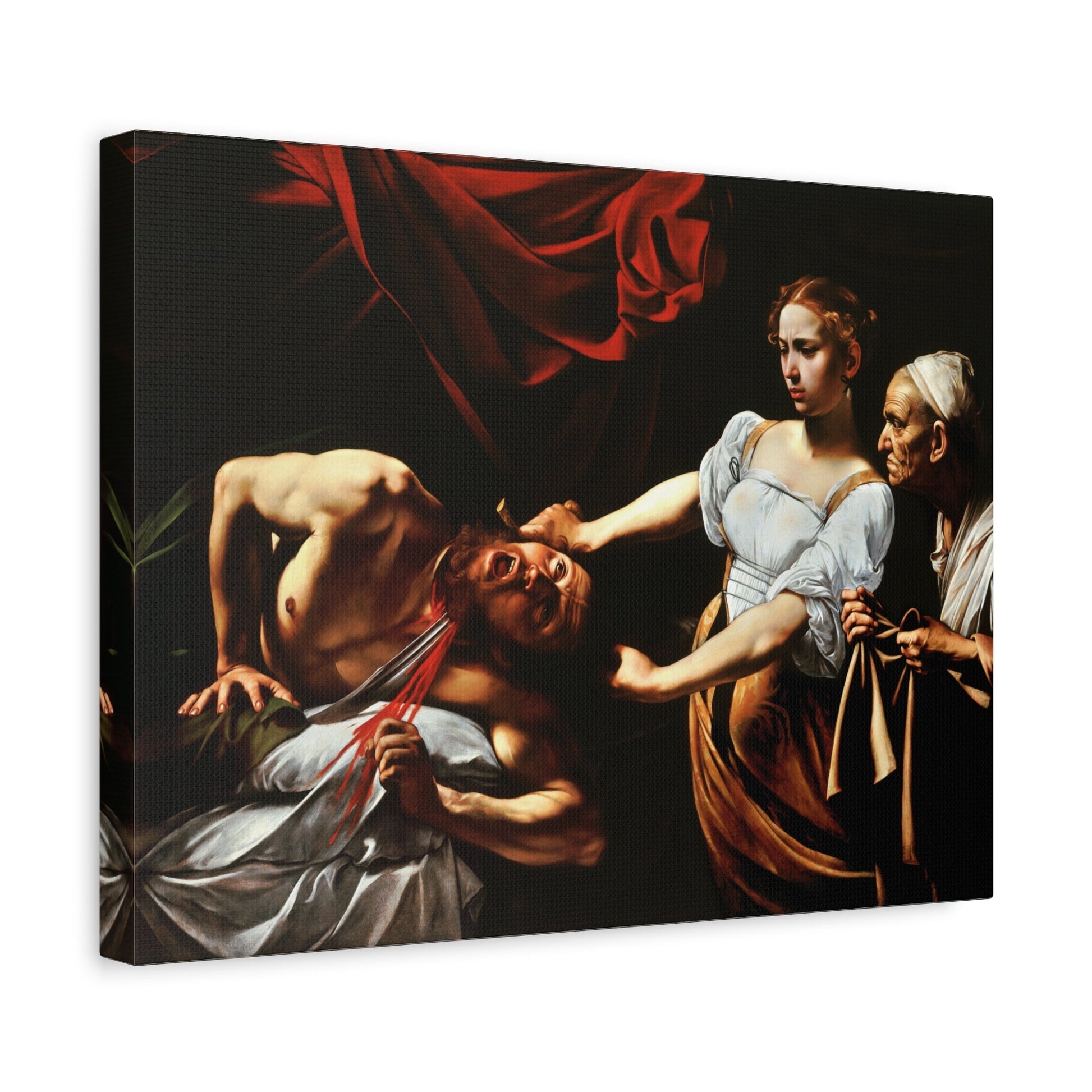 Caravaggio Judith Beheading Holofernes - Canvas Wall Art Print