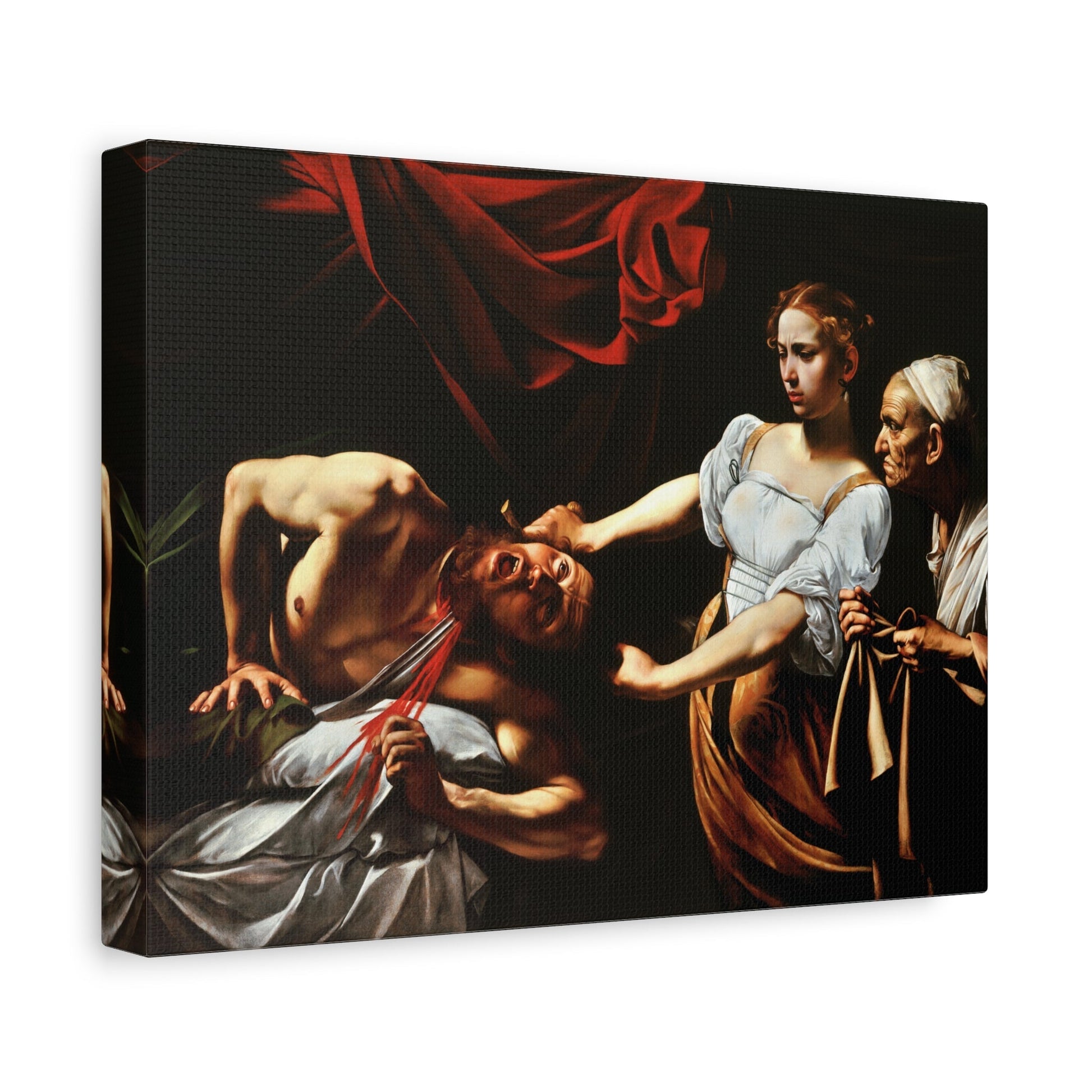 Caravaggio Judith Beheading Holofernes - Canvas Wall Art Print