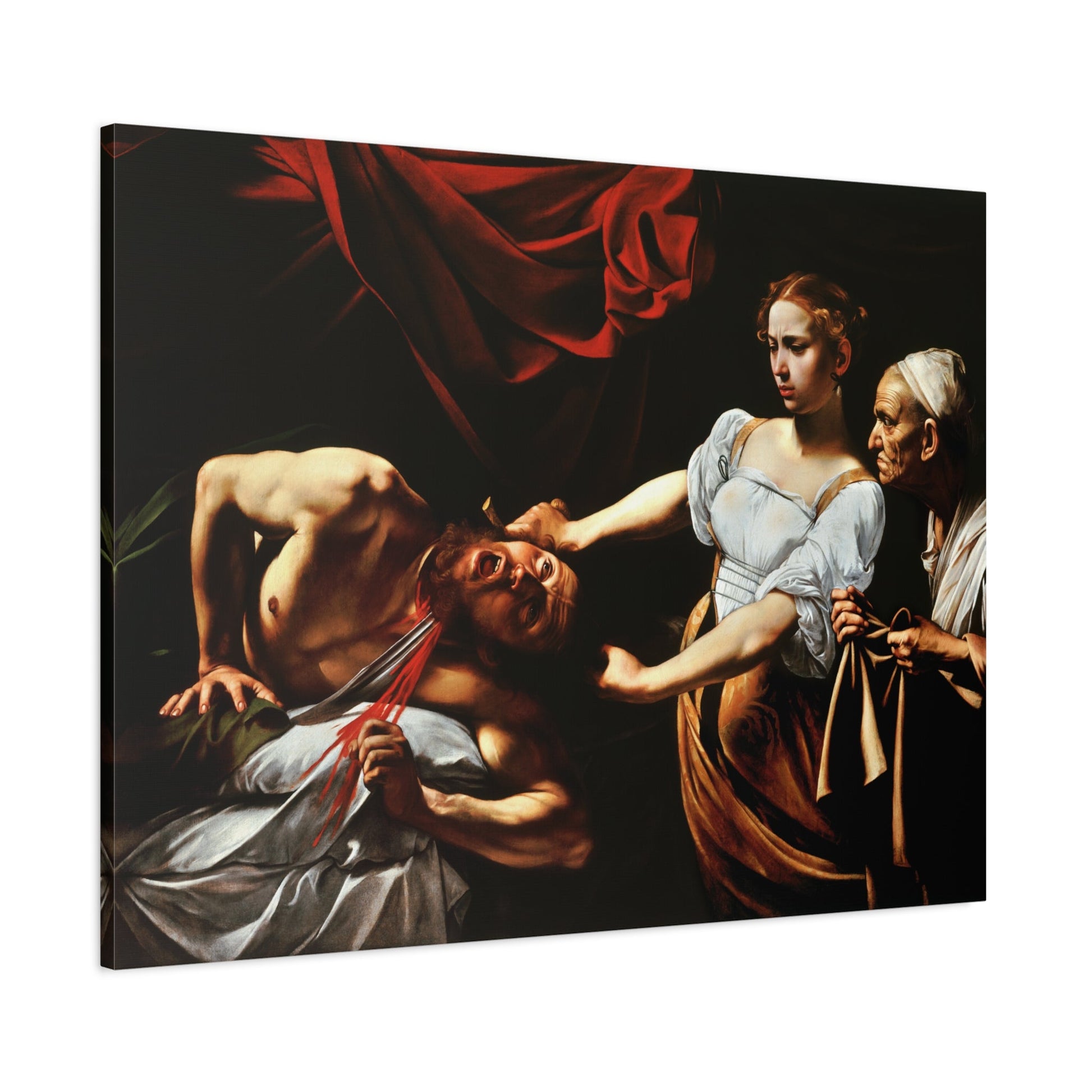 Caravaggio Judith Beheading Holofernes Canvas Wall Art Print - YesArtYes