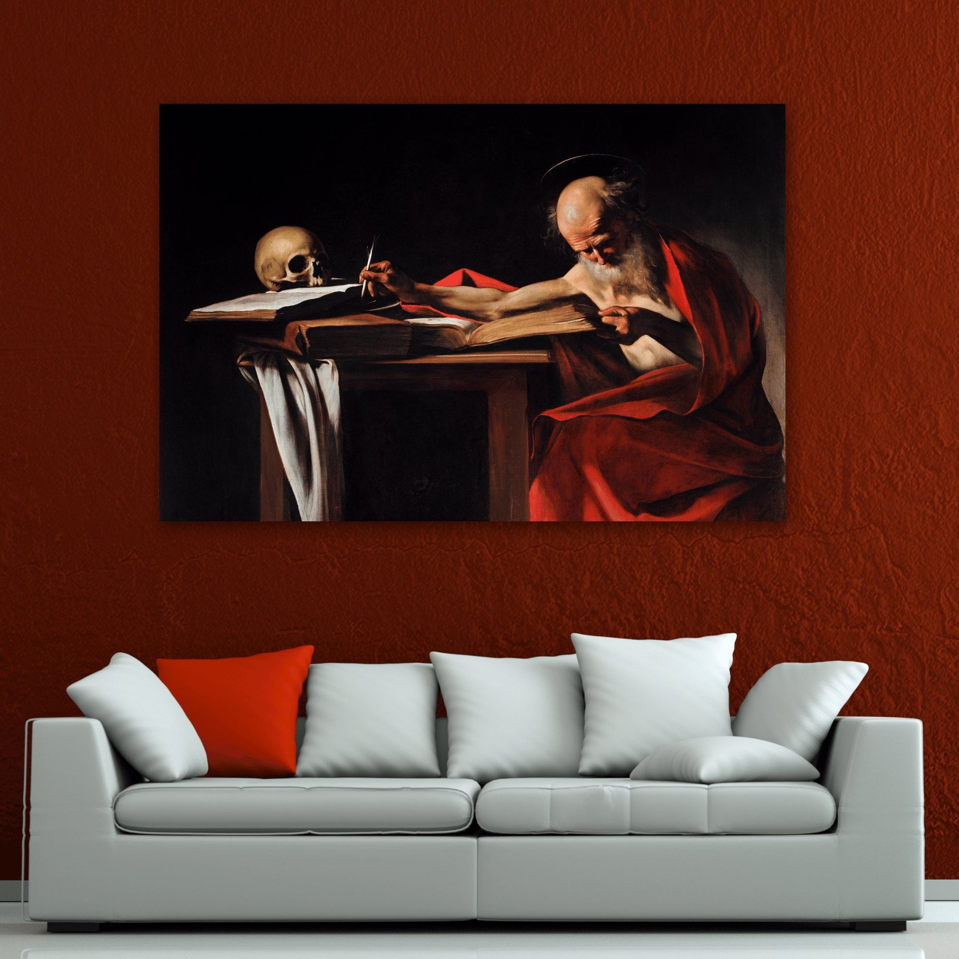 Caravaggio Judith Beheading Holofernes - Canvas Wall Art Print