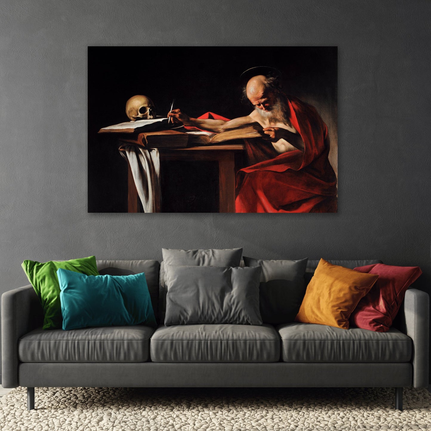 Caravaggio Judith Beheading Holofernes - Canvas Wall Art Print