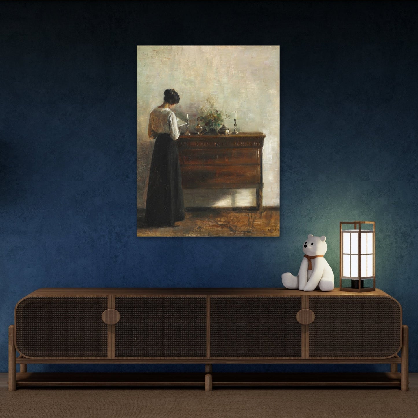 Carl Holsoe Jewish Pray Canvas Wall Art Print Reproduction - YesArtYes