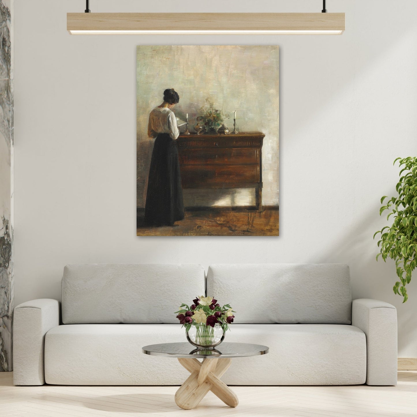 Carl Holsoe Jewish Pray Canvas Wall Art Print Reproduction - YesArtYes