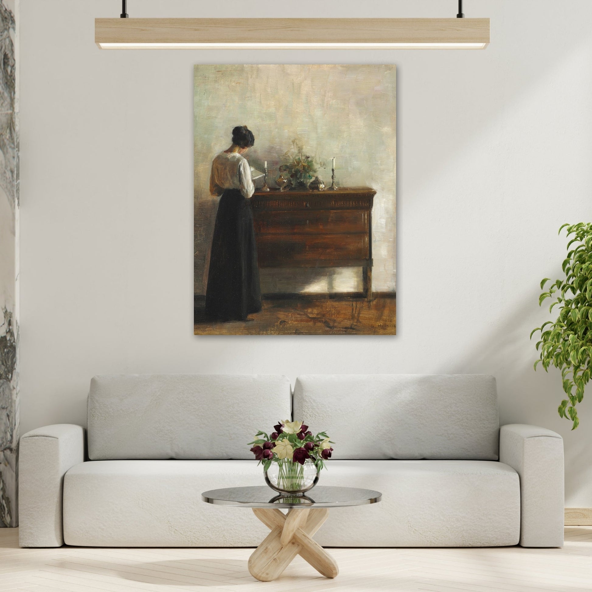 Carl Holsoe Jewish Pray Canvas Wall Art Print Reproduction - YesArtYes