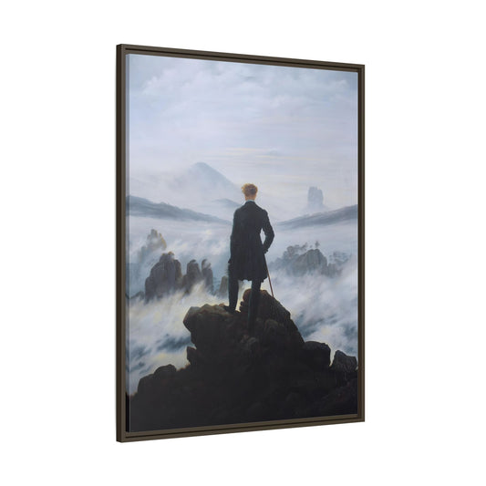 Caspar David Friedrich Canvas Print Wall Art Print - The Wanderer Above the Sea of Fog