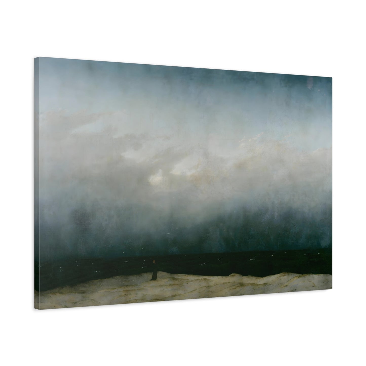 Caspar David Friedrich Monk by the Sea - German Canvas Wall Art Print