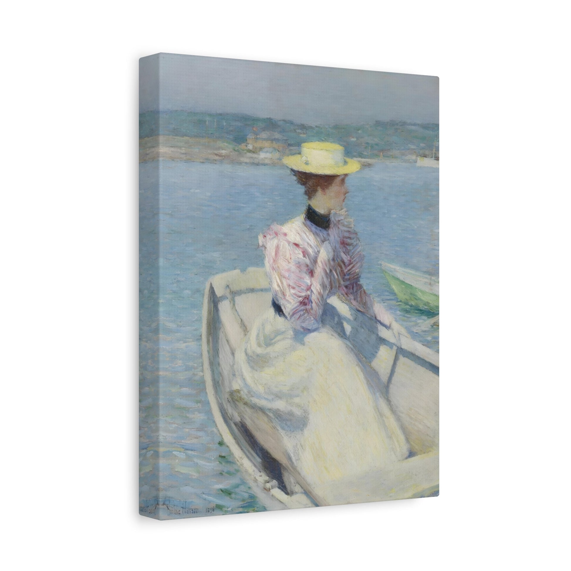 Childe Hassam White Dory Painting - Canvas Artwork Print