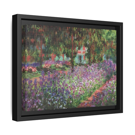 Claude Monet Artists Garden Giverny - Colorful Canvas Wall Art Decor Print