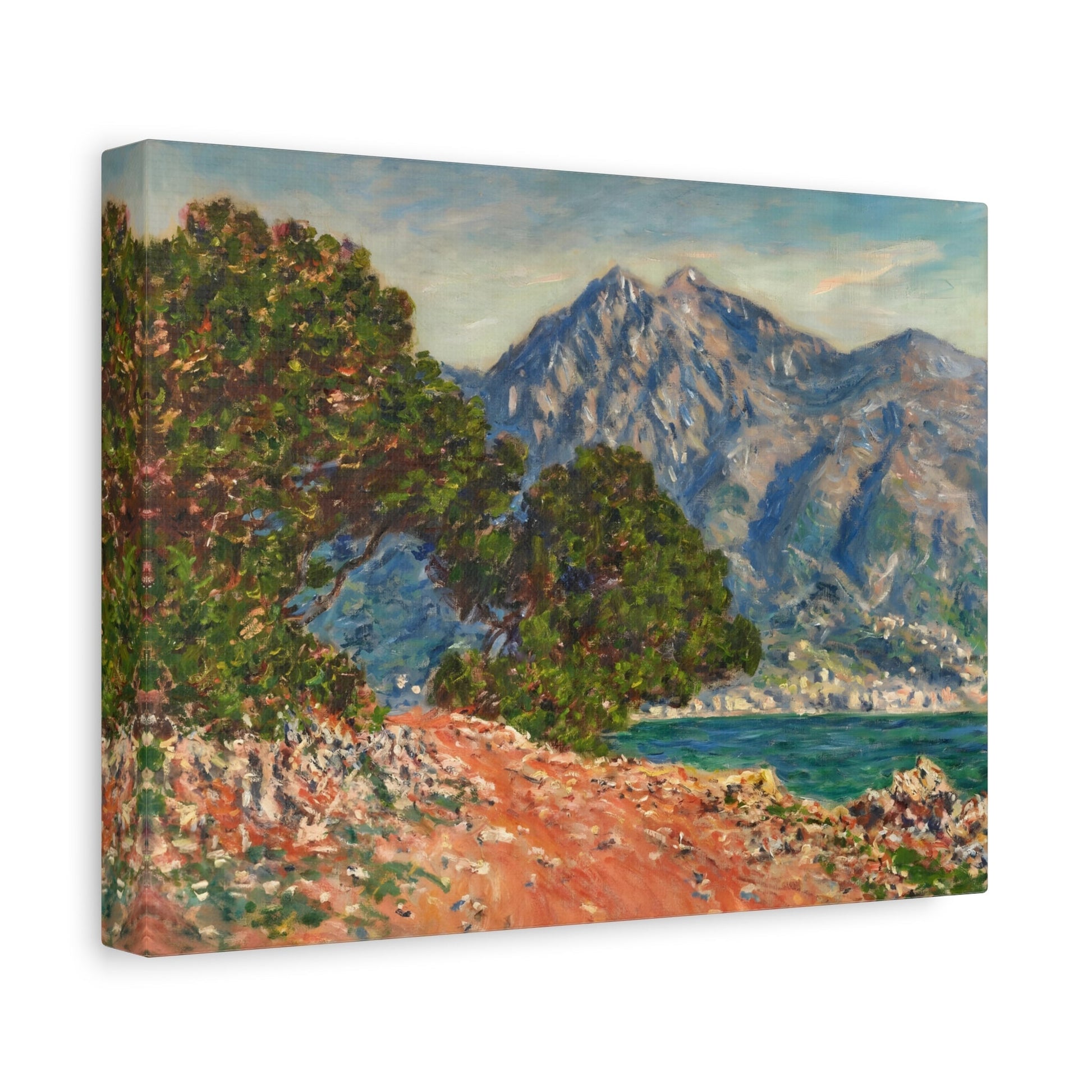 Claude Monet Cap Martin Landscape - Canvas Wall Art Reproduction Print