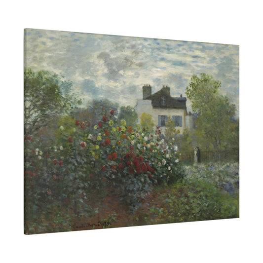 Claude Monet Floral Artist Garden Canvas Print - Flower Wall Art - YesArtYes