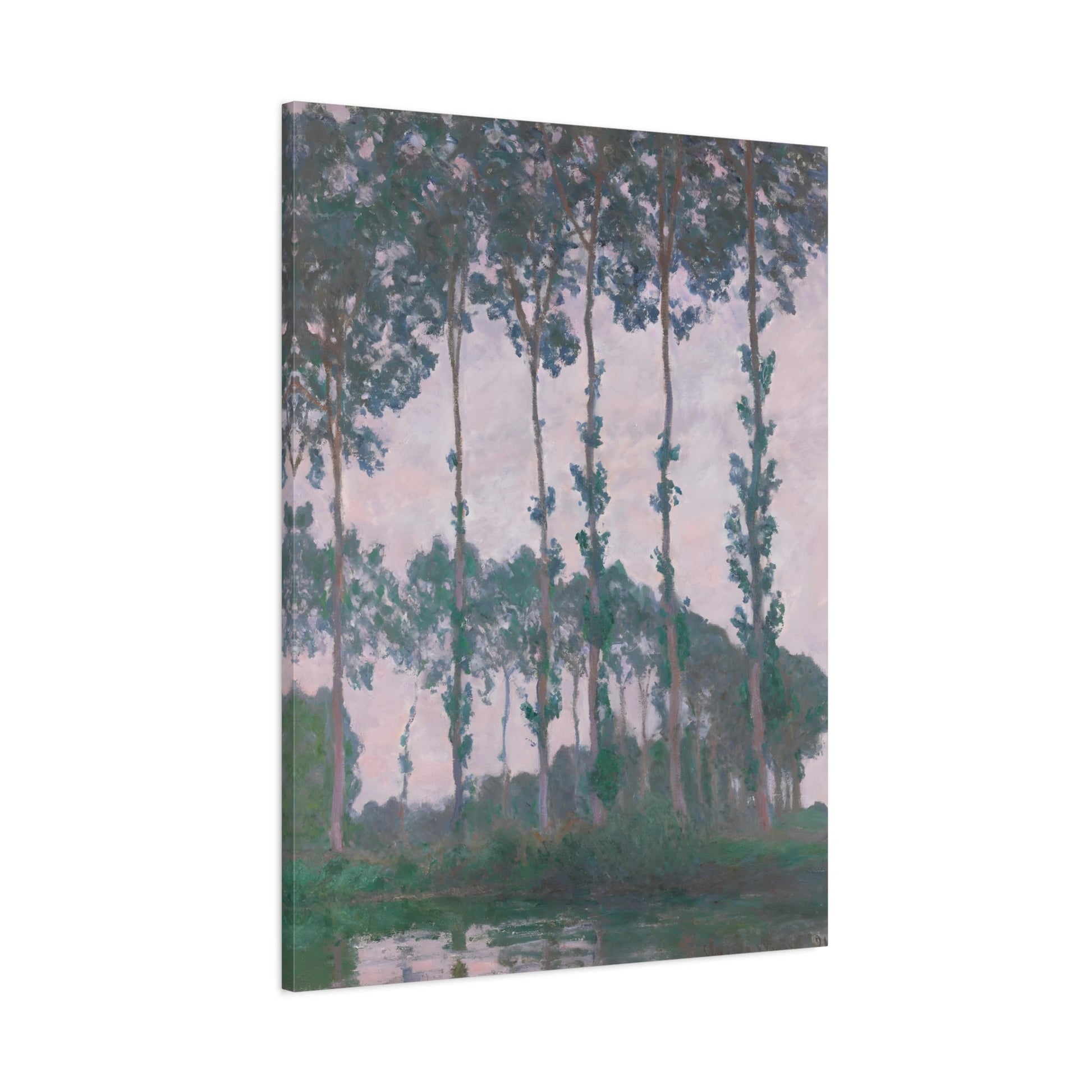 Claude Monet Poplars Banks of the Epte - Canvas Wall Art Print