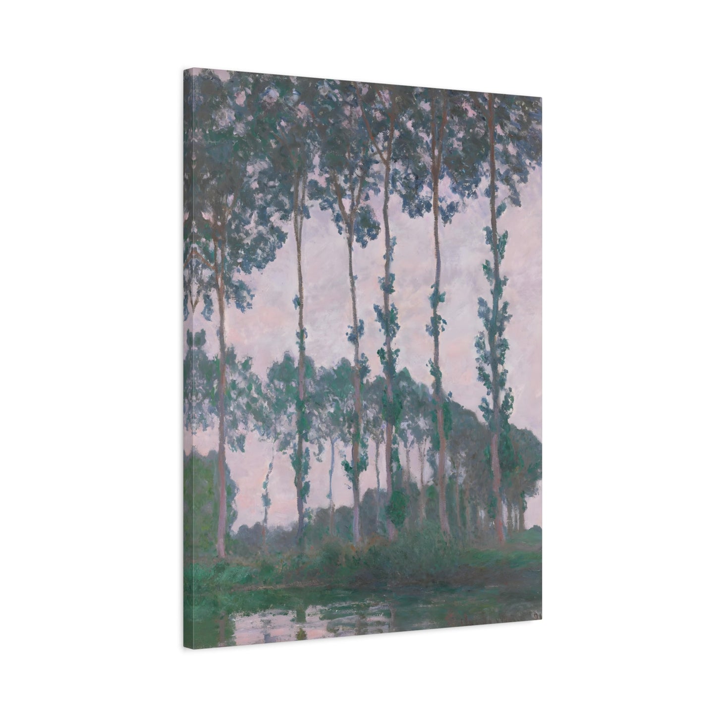 Claude Monet Poplars Banks of the Epte - Canvas Wall Art Print