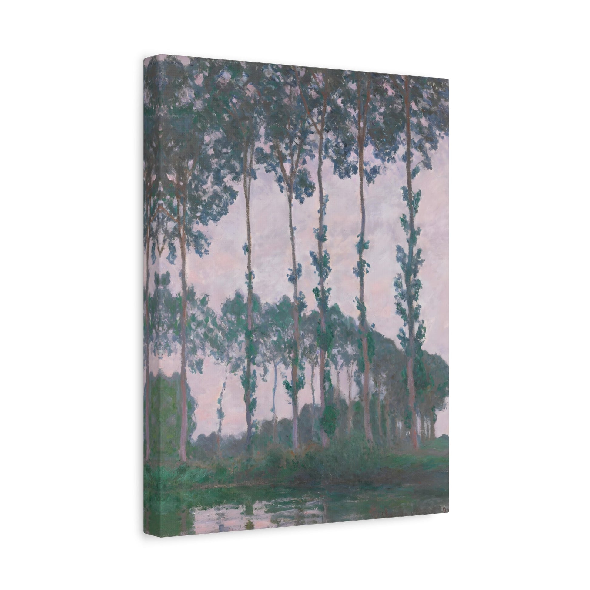 Claude Monet Poplars Banks of the Epte - Canvas Wall Art Print