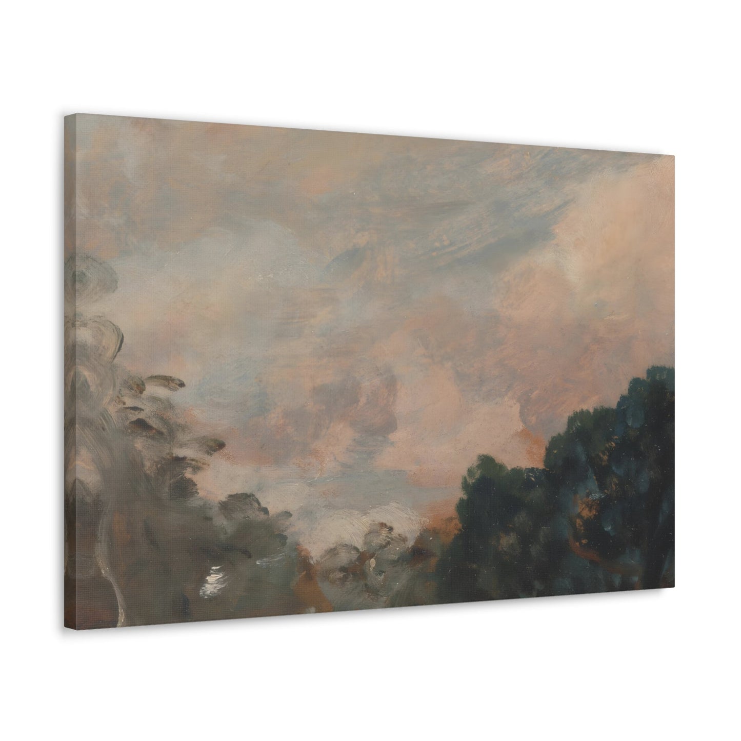 Cloud Moody Nature Sky Trees Canvas Print - Wall Art Landscape by John Constable