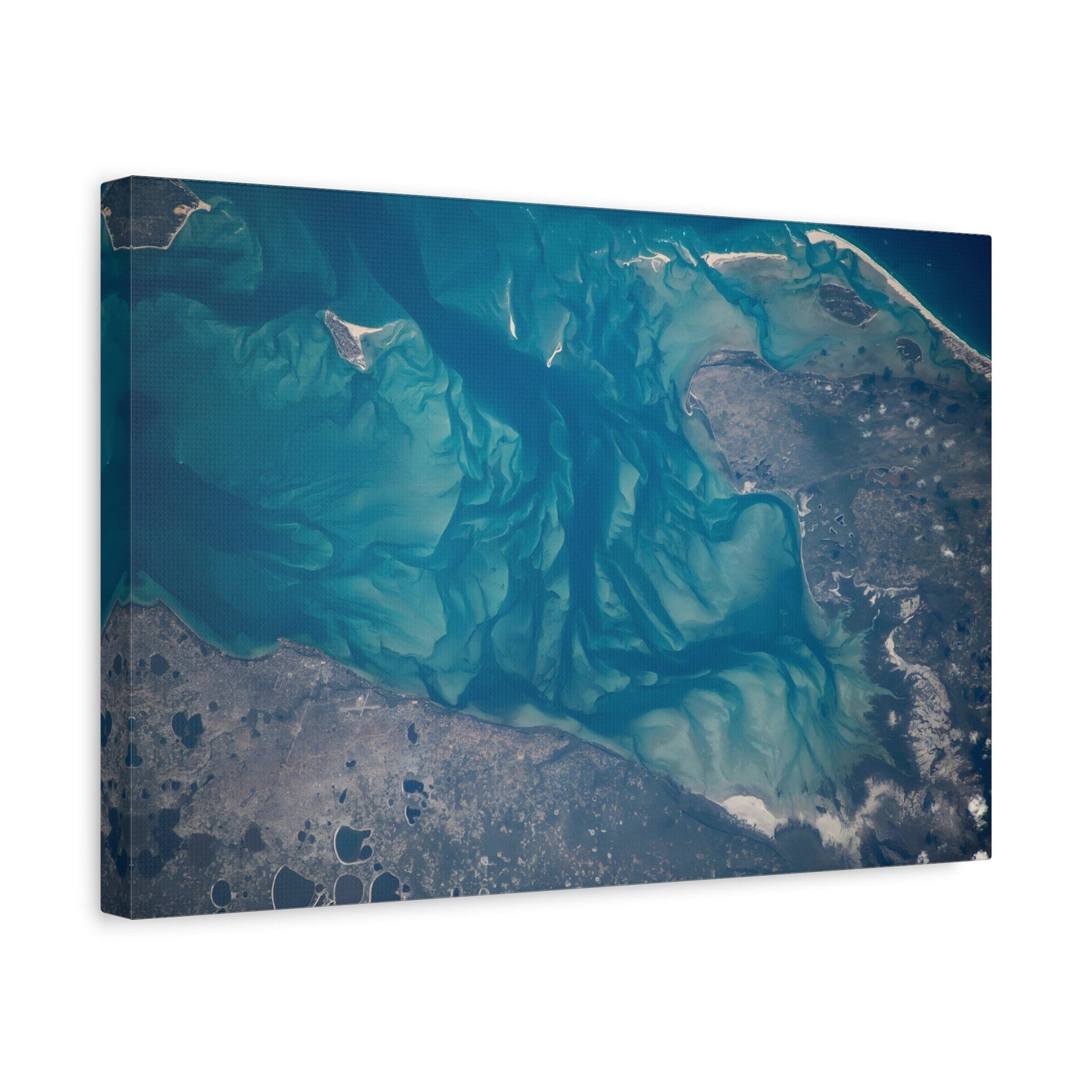 Coastal Spacs Landscape Canvas NASA Wall Art Prints