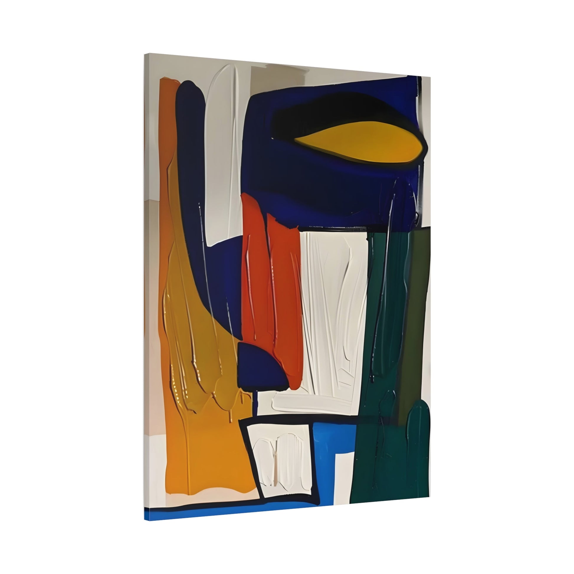 Colorful Abstract Canvas Print - Modern Minimalist Wall Art - YesArtYes