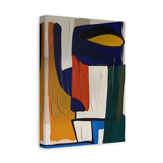 Colorful Abstract Canvas Print - Modern Minimalist Wall Art - YesArtYes