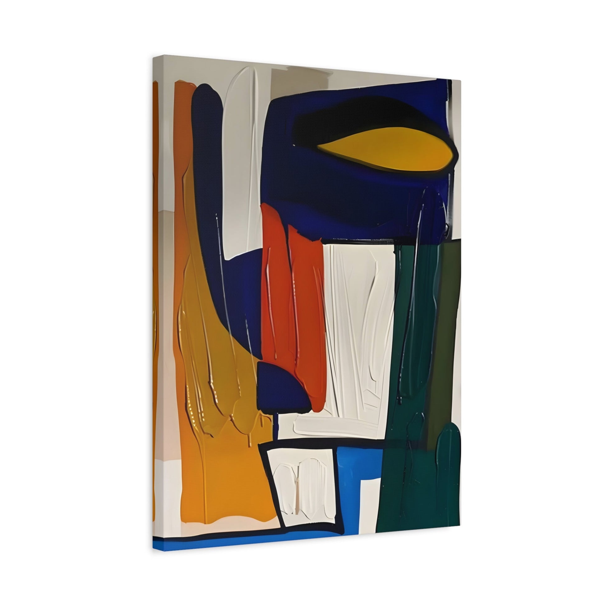 Colorful Abstract Canvas Print - Modern Minimalist Wall Art - YesArtYes