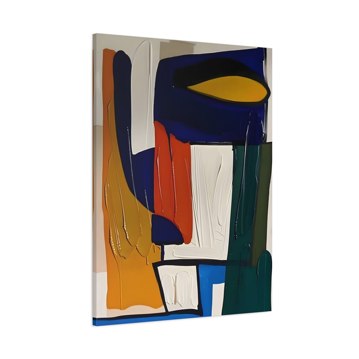 Colorful Abstract Canvas Print - Modern Minimalist Wall Art - YesArtYes