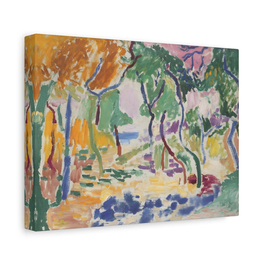 Colorful Abstract Floral Matisse Canvas Print Artwork Reproduction - YesArtYes
