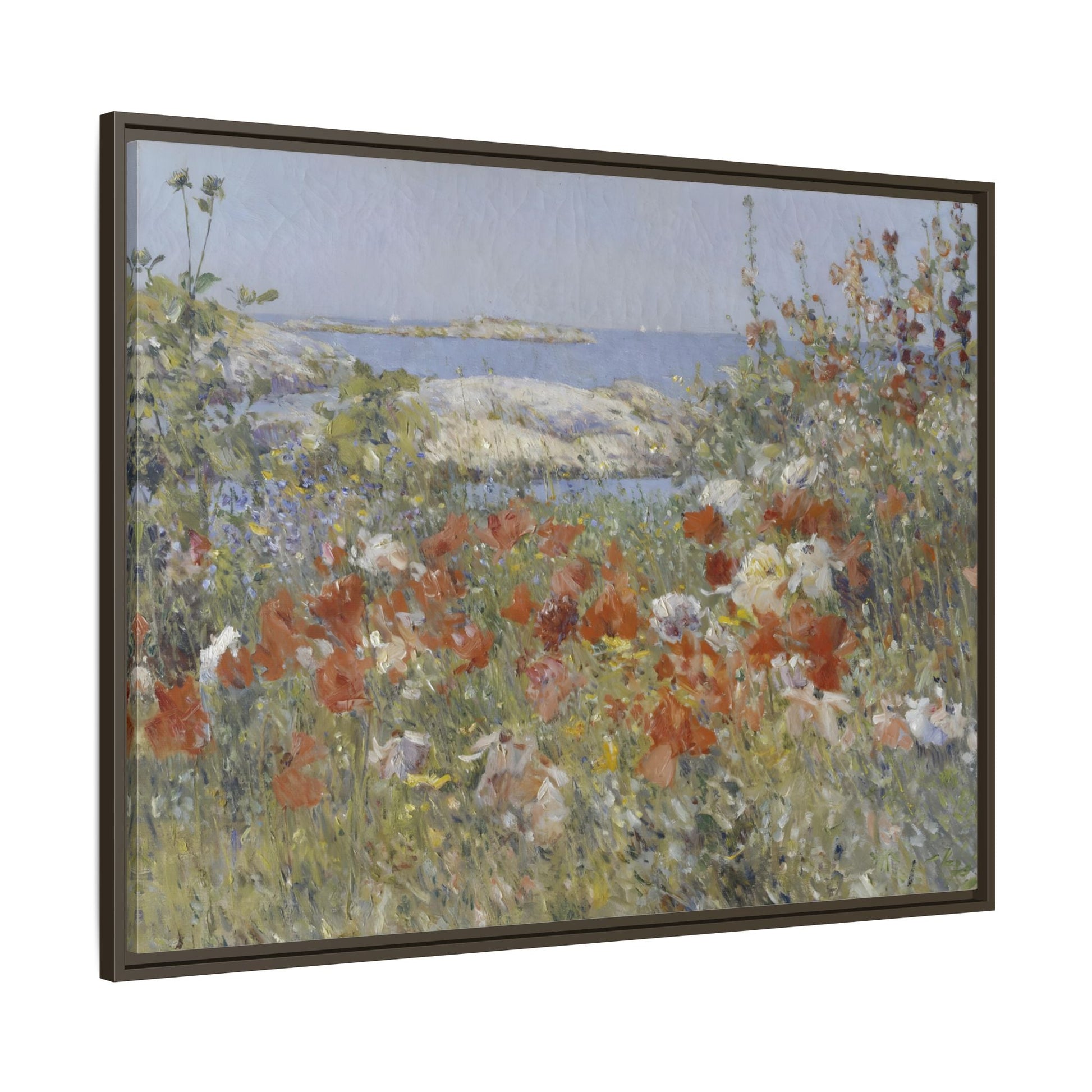Colorful Floral Canvas Wall Art - Wildflower Landscape Print - YesArtYes