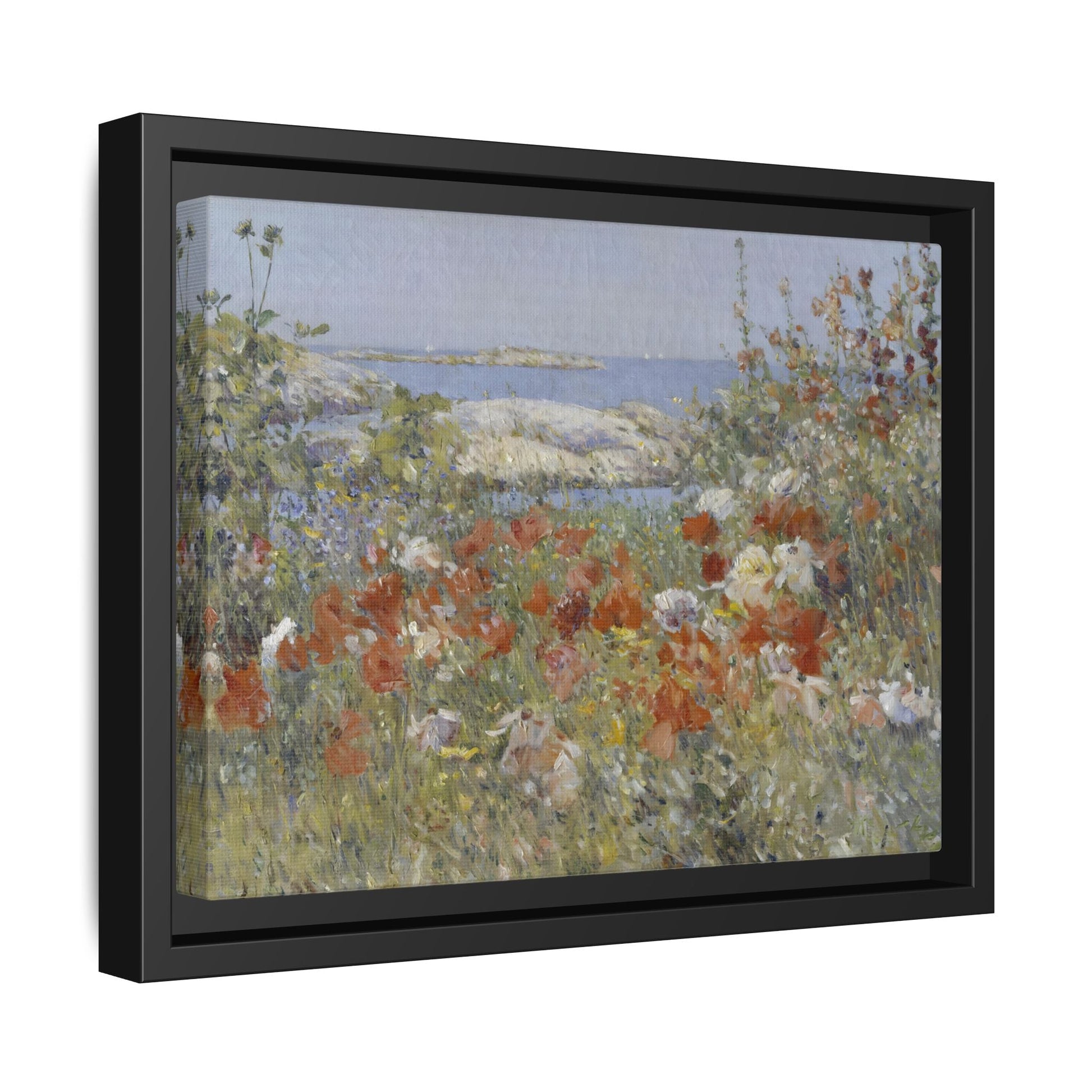 Colorful Floral Canvas Wall Art - Wildflower Landscape Print - YesArtYes
