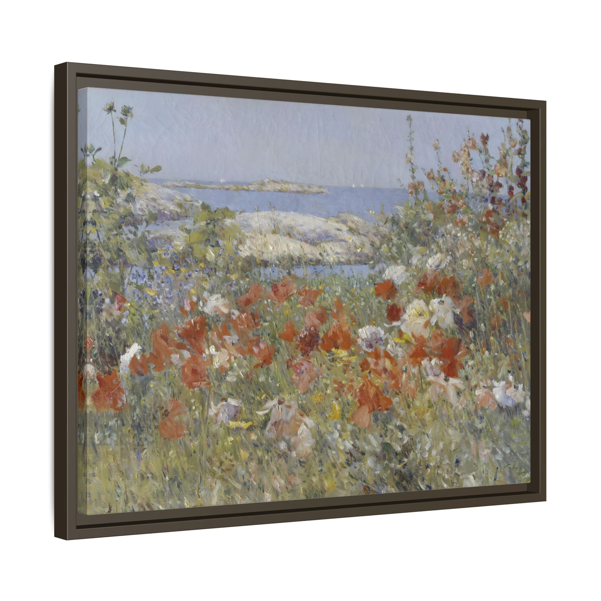 Colorful Floral Canvas Wall Art - Wildflower Landscape Print - YesArtYes