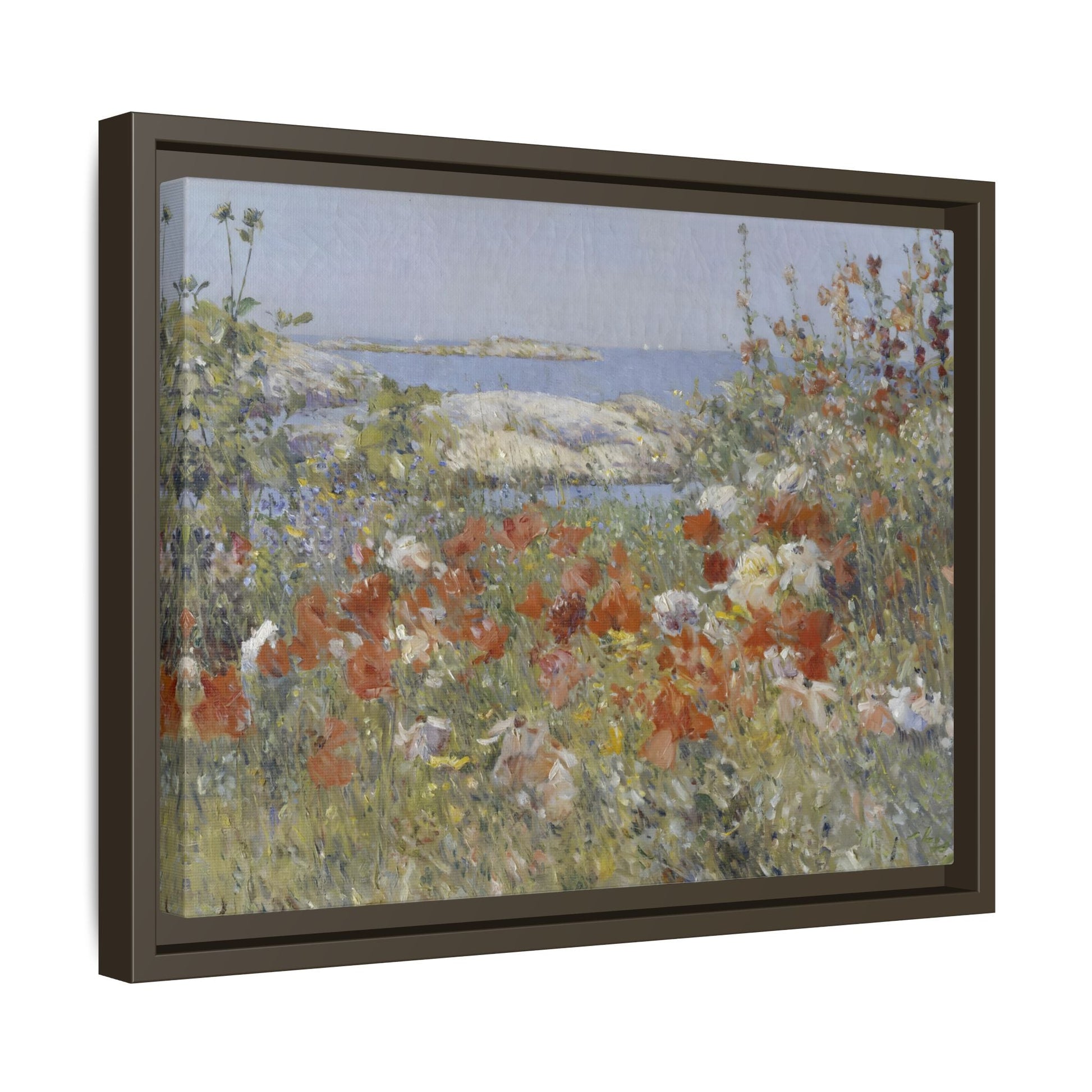 Colorful Floral Canvas Wall Art - Wildflower Landscape Print - YesArtYes