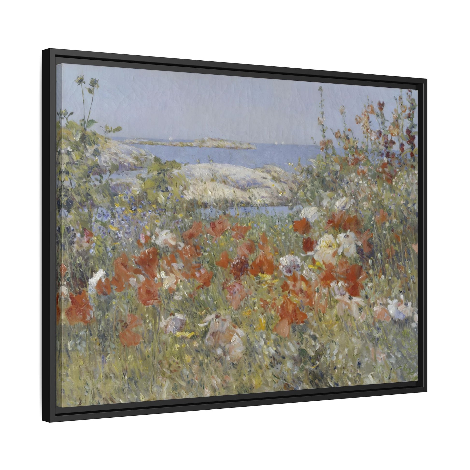 Colorful Floral Canvas Wall Art - Wildflower Landscape Print - YesArtYes