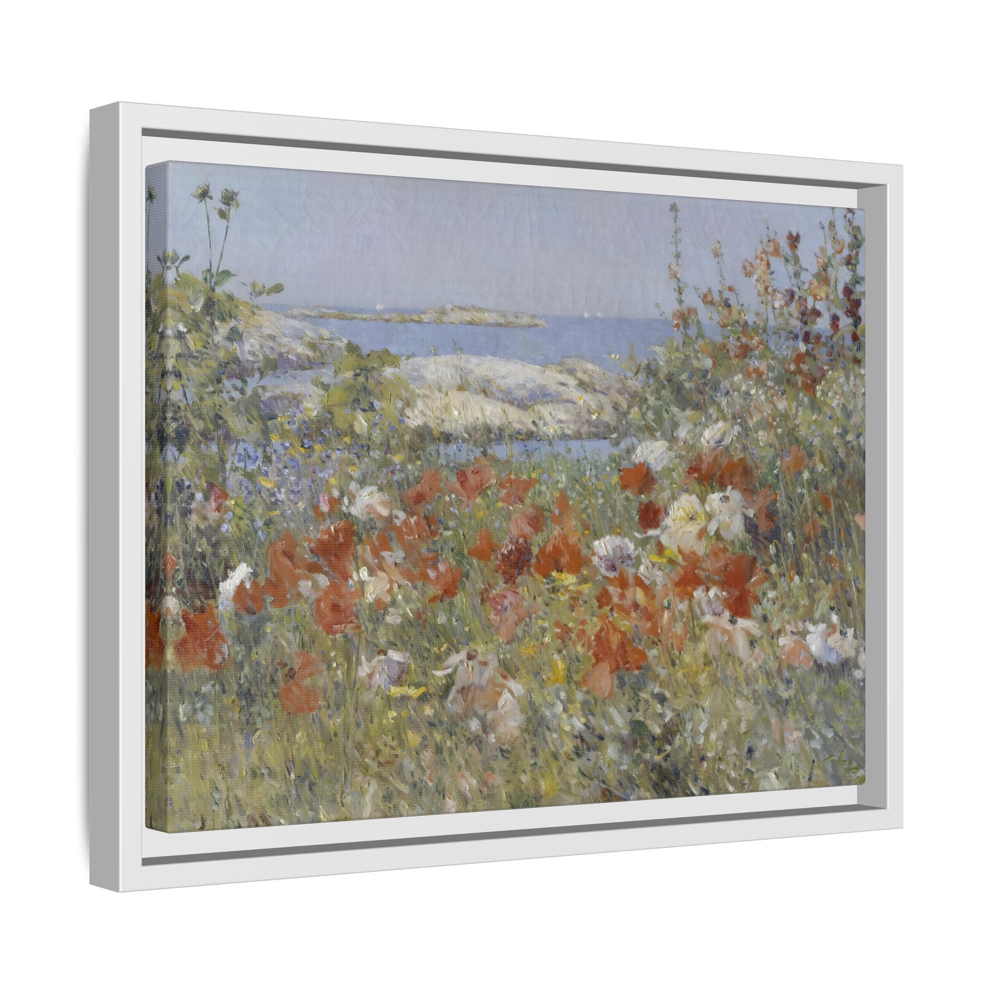 Colorful Floral Canvas Wall Art - Wildflower Landscape Print - YesArtYes