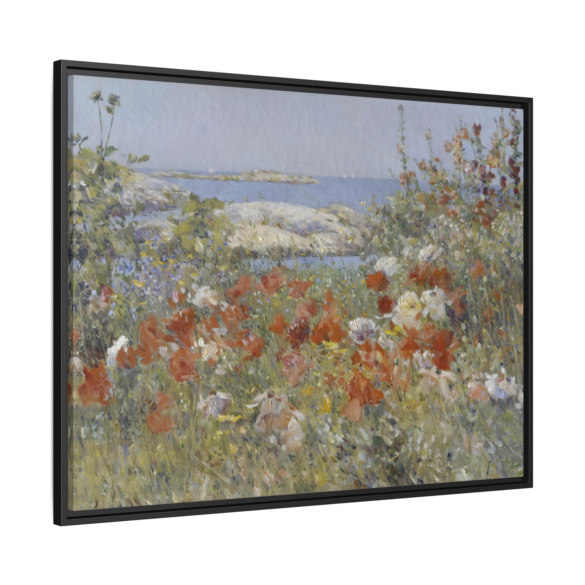Colorful Floral Canvas Wall Art - Wildflower Landscape Print - YesArtYes