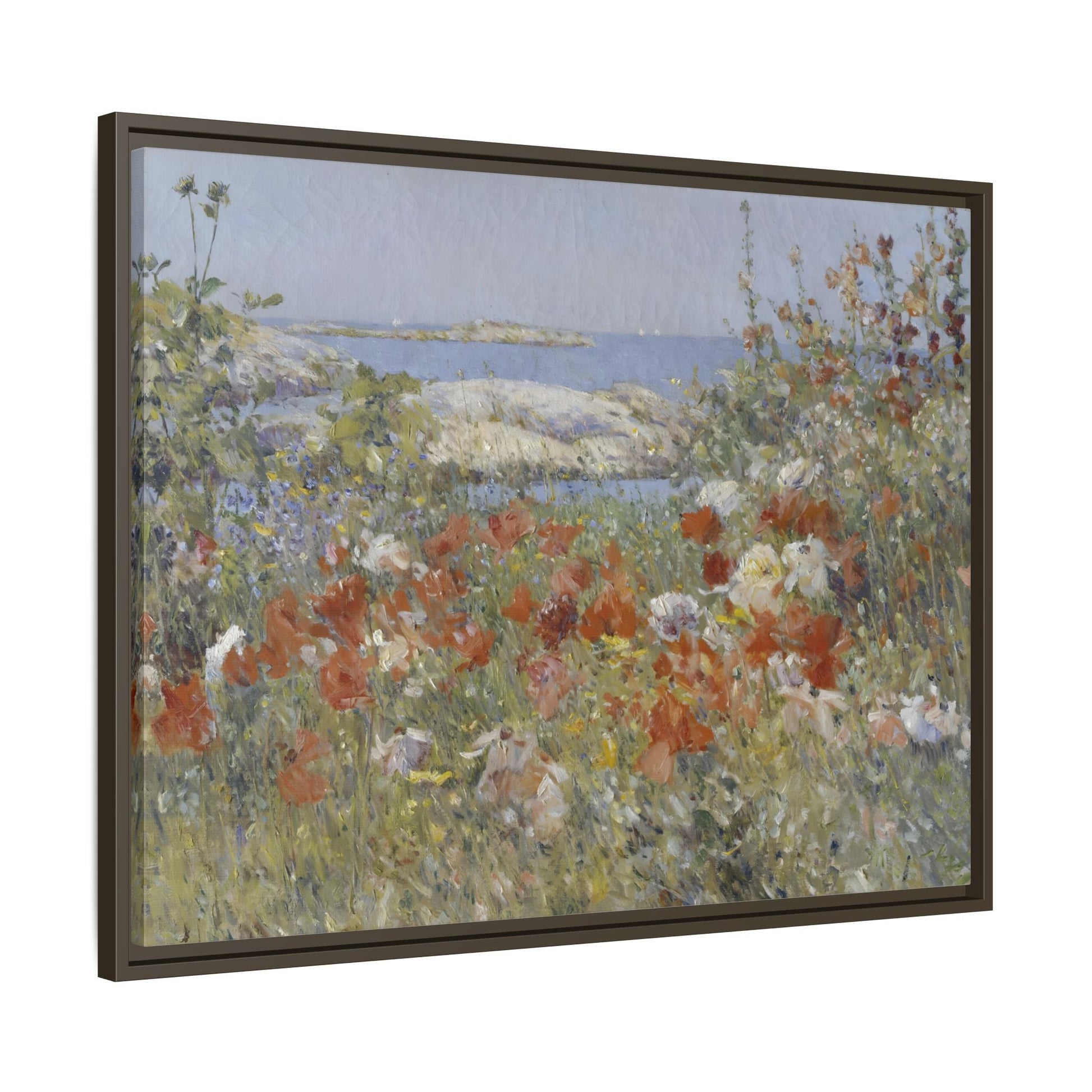 Colorful Floral Canvas Wall Art - Wildflower Landscape Print - YesArtYes