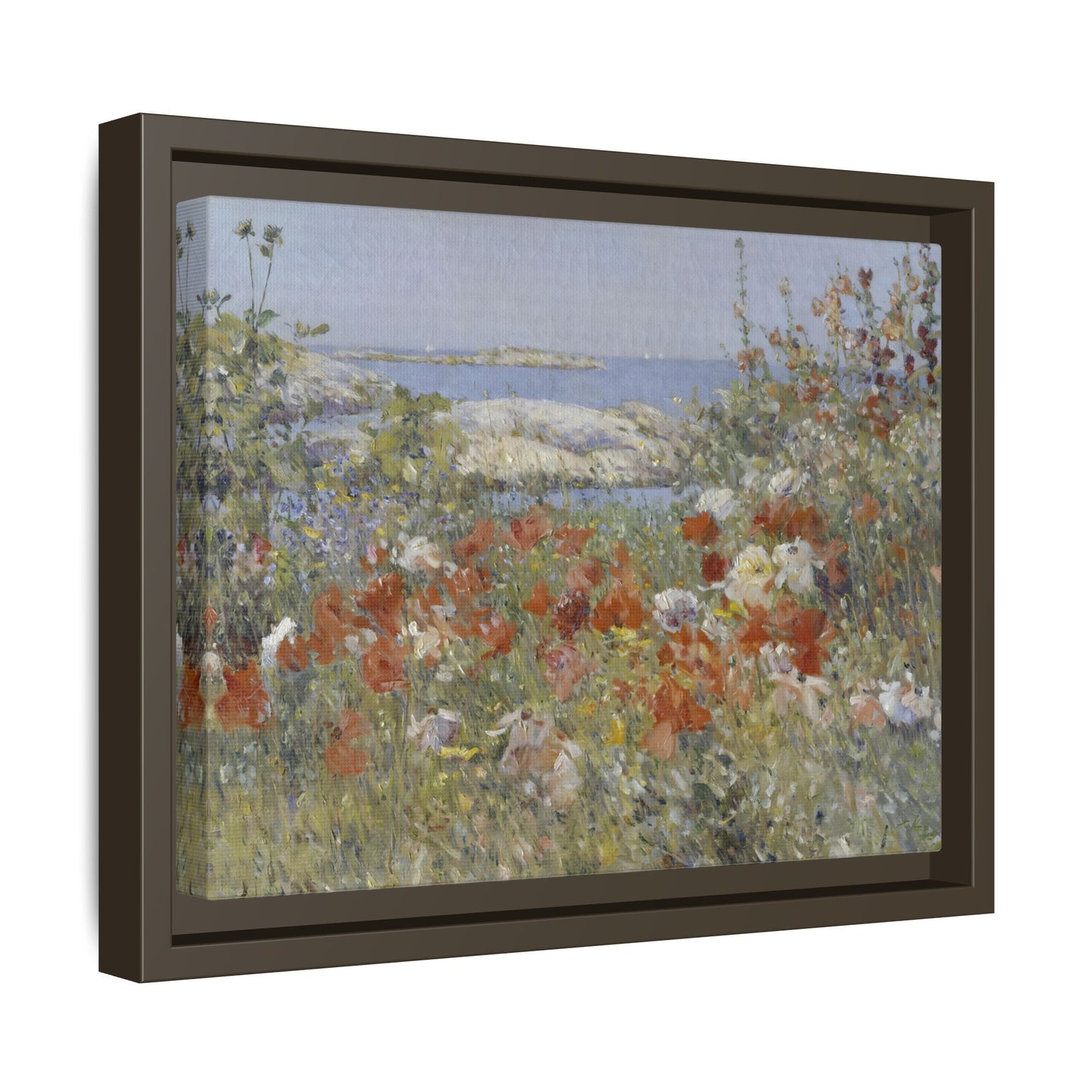 Colorful Floral Canvas Wall Art - Wildflower Landscape Print - YesArtYes
