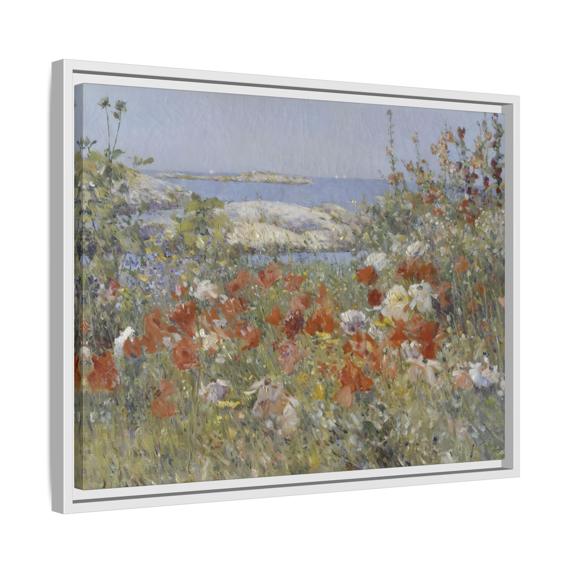 Colorful Floral Canvas Wall Art - Wildflower Landscape Print - YesArtYes