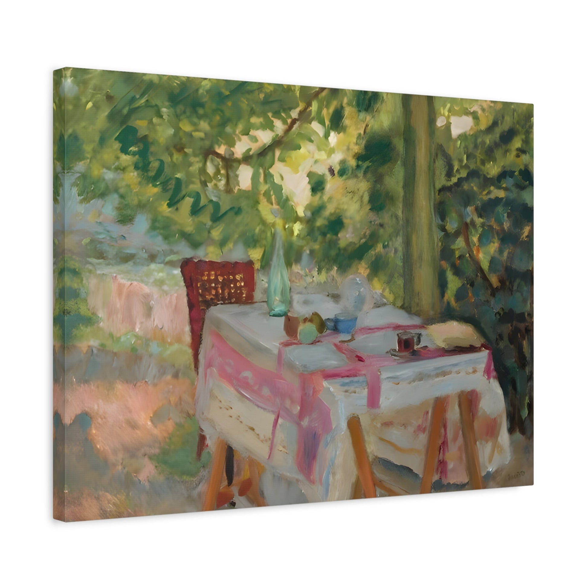Colorful Pierre Bonnard Garden Canvas Wall Art Print - YesArtYes